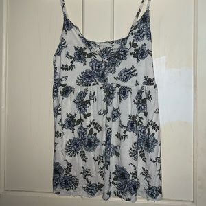 Floral American Eagle Tank Top